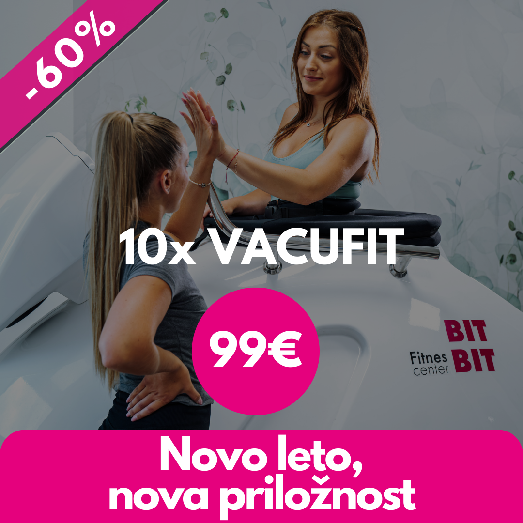10x VACUFIT Fitnes center BIT